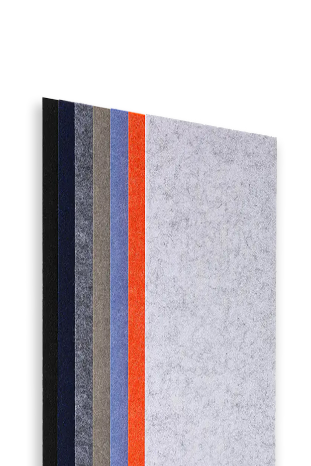 Akustikplatten aus Polyesterfasern