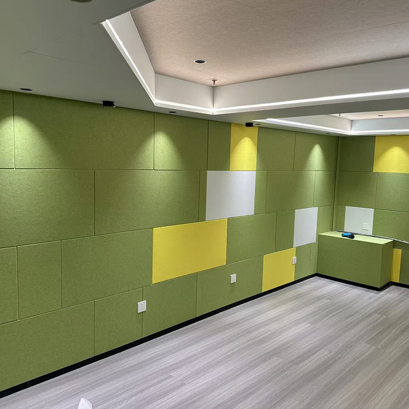 Geschnitzte Kunst selbstklebende Akustikplatten 3D-Panel Akustikplatte Polyesterfaser