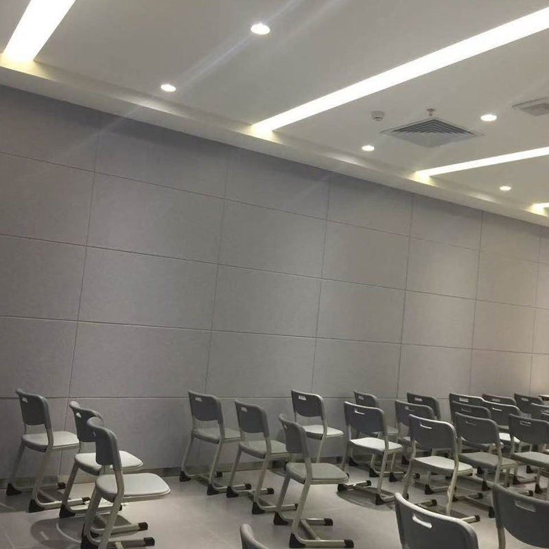 Feuerfeste, gerillte, schallabsorbierende Platte aus Polyesterfaser für die Akustikbehandlung im Kino/KTV