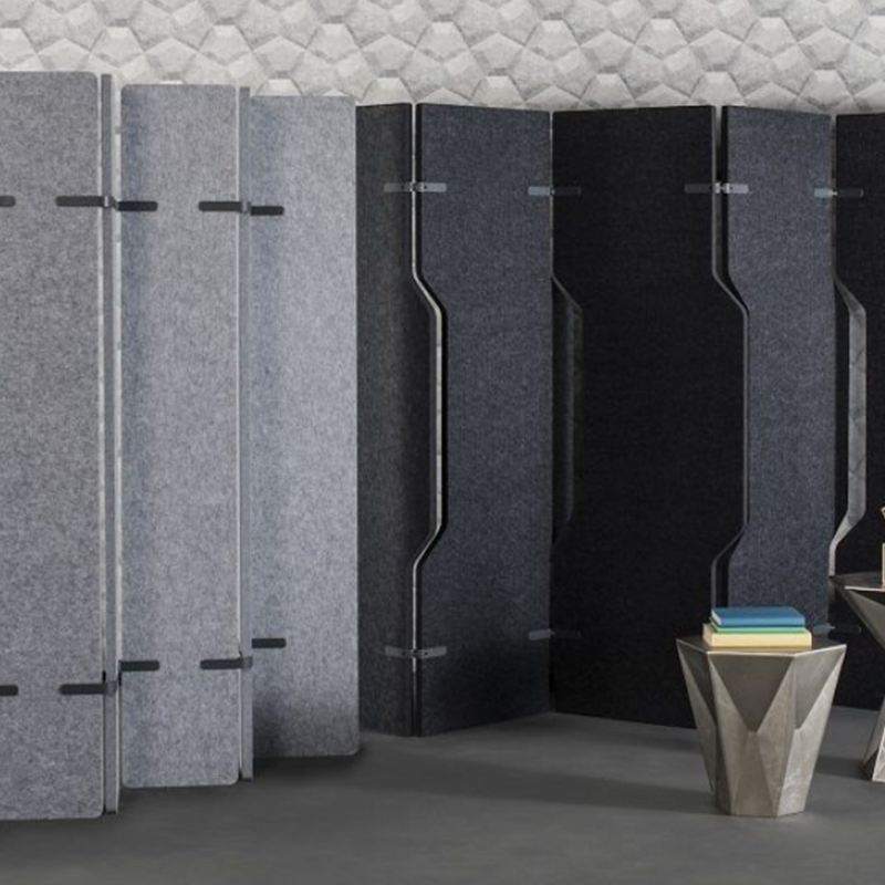 Hochwertige, umweltfreundliche Bürotrennwände, bewegliche Raumteiler in Blattform, hohe Schallabsorption, anpassbares modernes Design