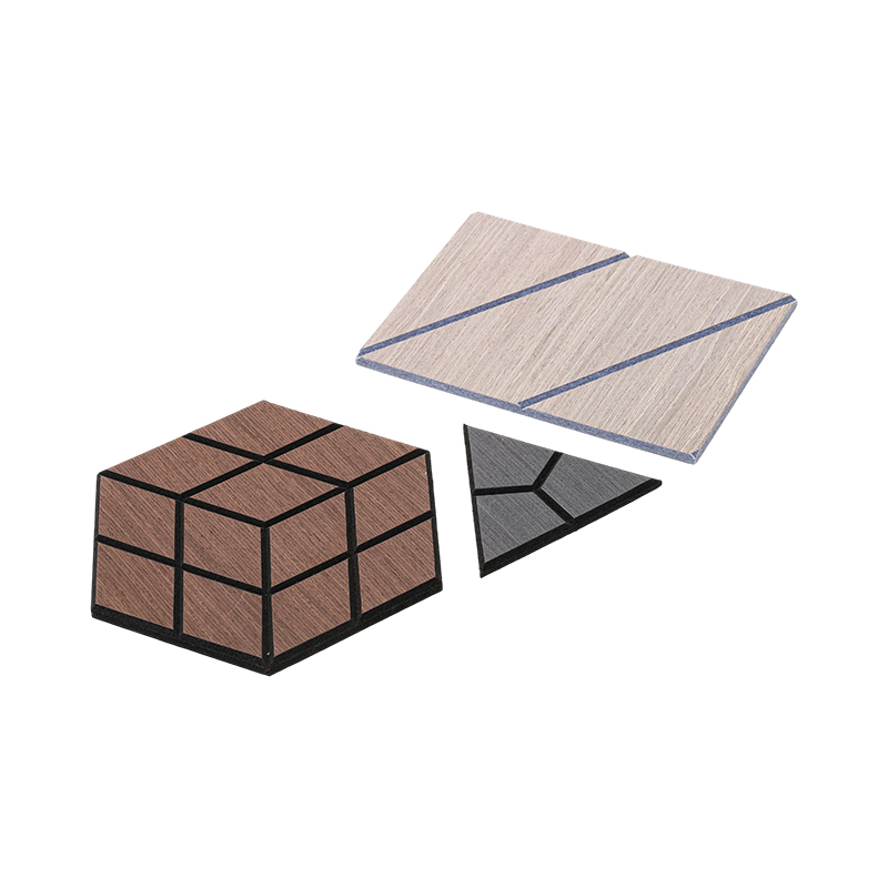 3D-Akustikholzfurnier-Lamellenwandpaneele für Innenwand- und Deckenpaneele