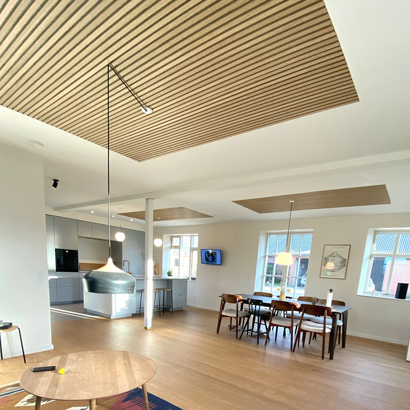 Akupanel Design Holz-Akustikwandpaneele, 3D-Modell, schalldichte Holzlatten für den Einsatz zu Hause, in der Schule, im Kino, im Krankenhaus