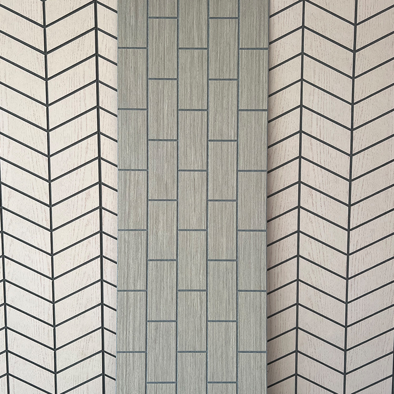 Akustische Wandpaneele aus Schaumstoff im Industriedesign-Stil mit Holzfurnier für akustische Anwendungen in Wohnungen