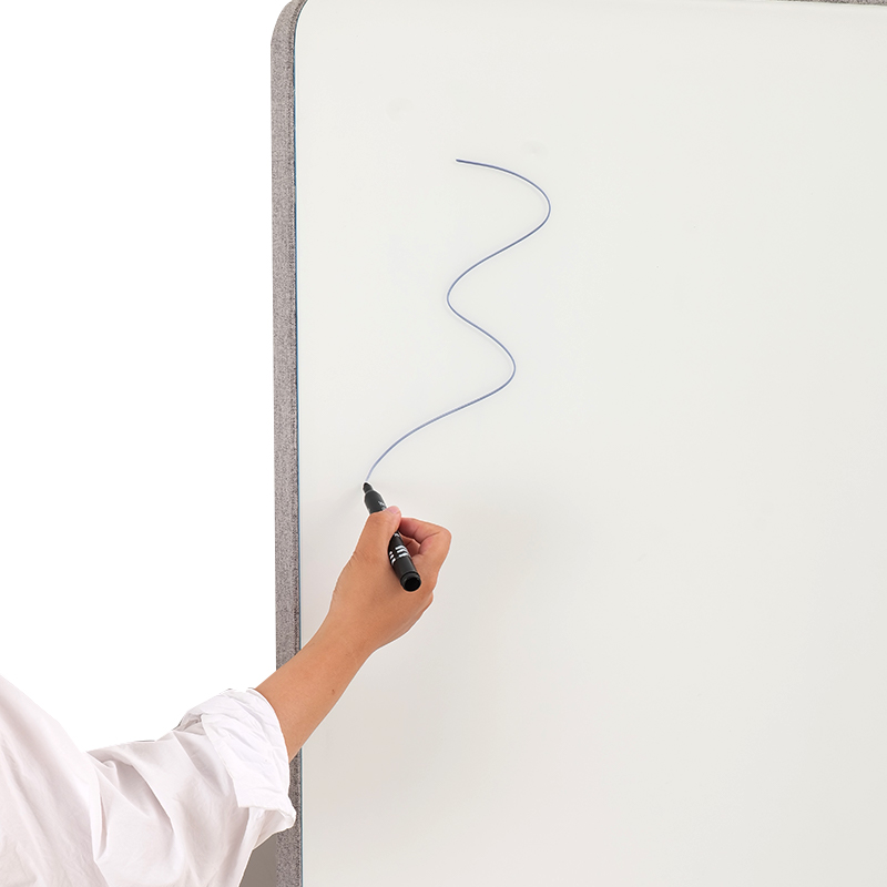 Moderne weiße Akustik-Schreibtafel, schalldichte Polyesterfaserplatten für die Trennwand im Home-Office, Glasmaterial Moderne weiße Akustik-Schreibtafel, schalldichte Polyesterfaserplatten für die Trennwand im Home-Office, Glasmaterial
