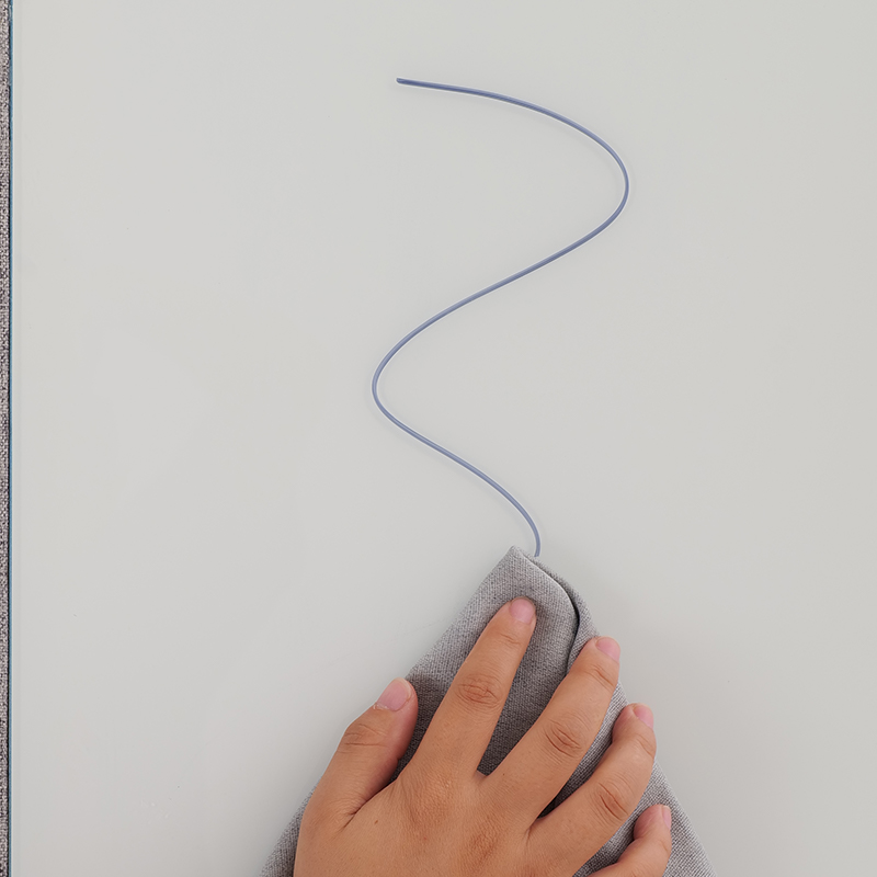 Moderne weiße Akustik-Schreibtafel, schalldichte Polyesterfaserplatten für die Trennwand im Home-Office, Glasmaterial Moderne weiße Akustik-Schreibtafel, schalldichte Polyesterfaserplatten für die Trennwand im Home-Office, Glasmaterial