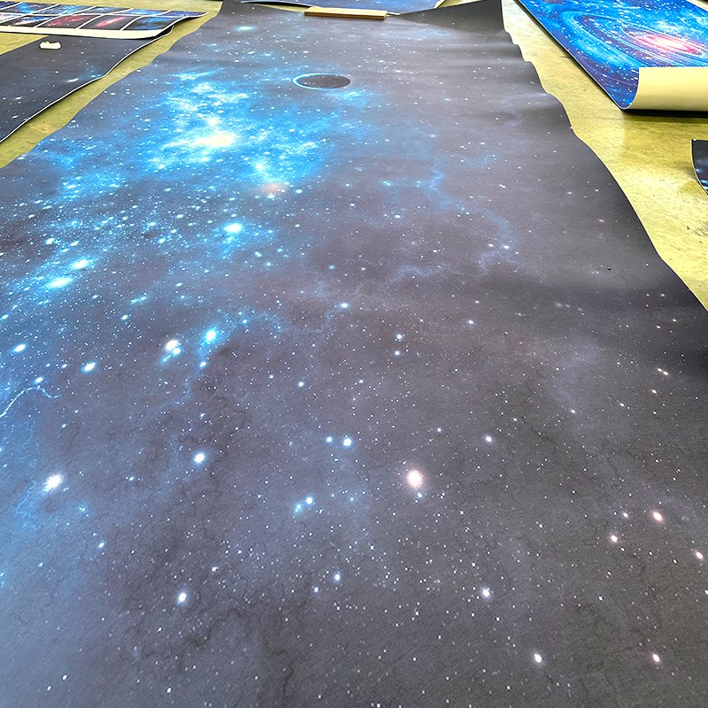 Nahtlose Sterndecke – anpassbar, einfach zu installieren, schallabsorbierend für Kinos/Hotels Nahtlose Sterndecke – anpassbar, einfach zu installieren, schallabsorbierend für Kinos/Hotels