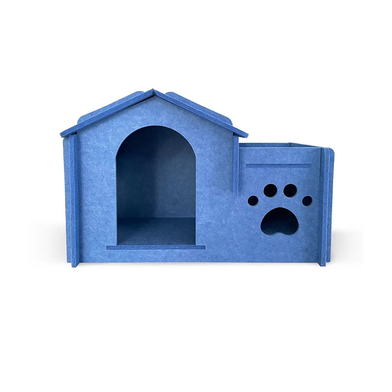 Modernes akustisches Katzenbett für Haustiere absorbiert Geräusche und Echos für eine grafische Designlösung im Wohnzimmer oder in der Wohnung