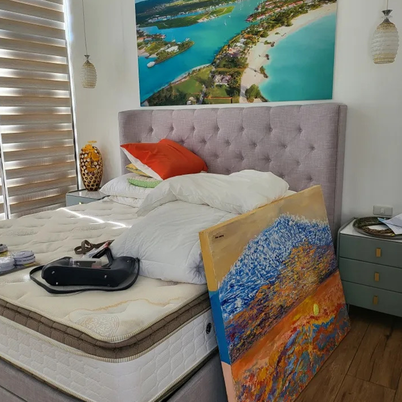 Akustische Wandgemälde mit HD-Wärmeübertragung – anpassbar, geräuschreduzierend, ideal für Schulen/Auditorien