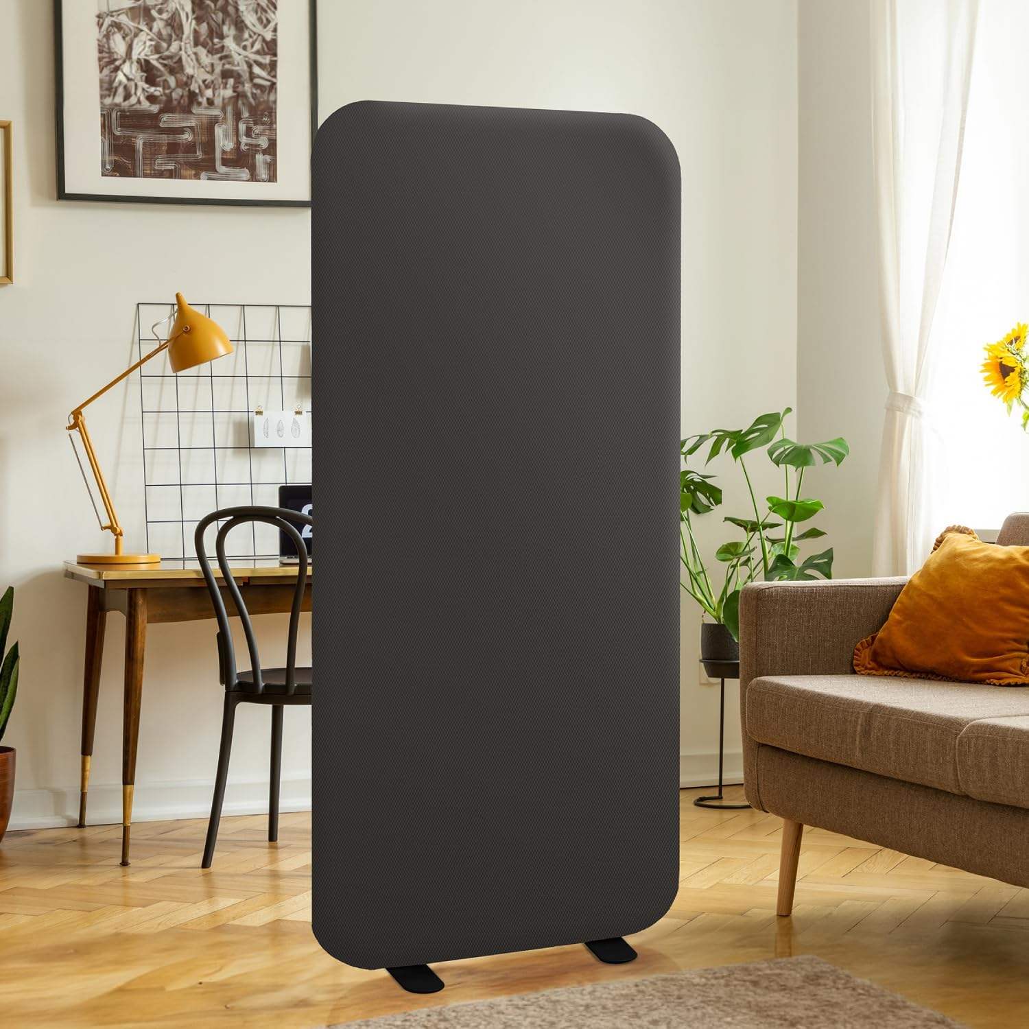Akustische Trennwände, modern für Büro- und Heimdesign, bodenstehender Raumteiler aus Polyester, Büromöbel, Schulteiler
