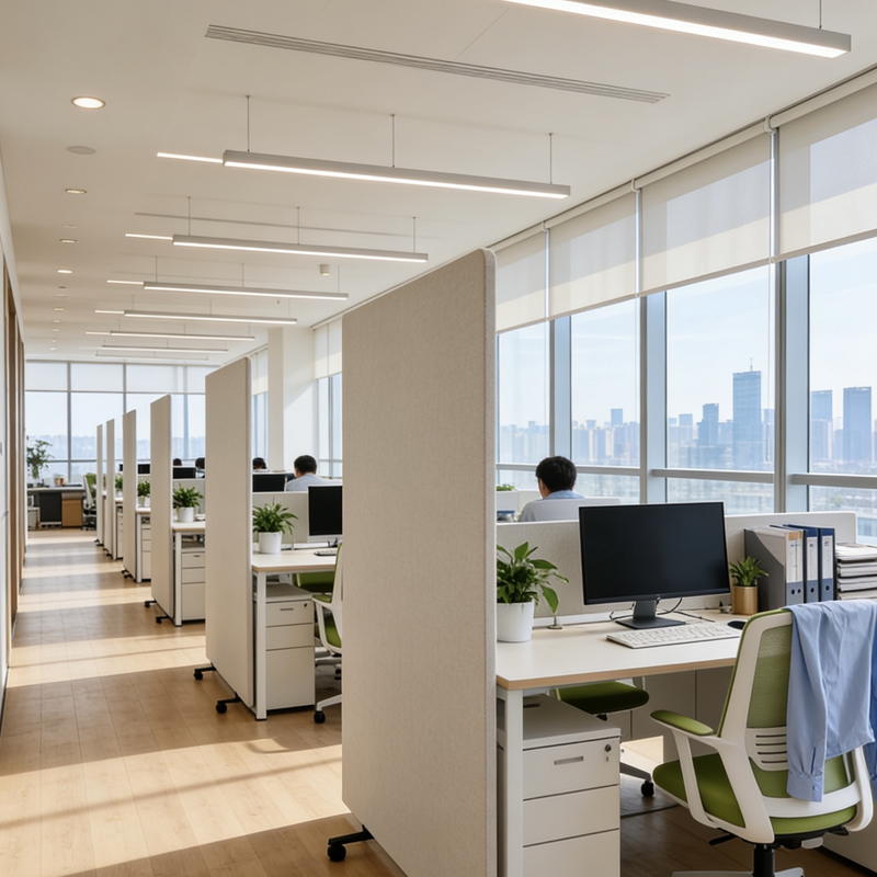 Anpassbare Größen: 1700 x 1200 x 28 mm, schallabsorbierender Schirm, akustischer Bodenteiler